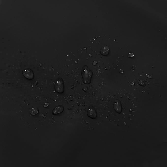 Barossa Design Black Shower Curtain Liner - Premium PEVA Plastic Black Shower Liner for Bathroom, Lightweight Standard Size Bath Curtain with 3 Magnets, Metal Grommets