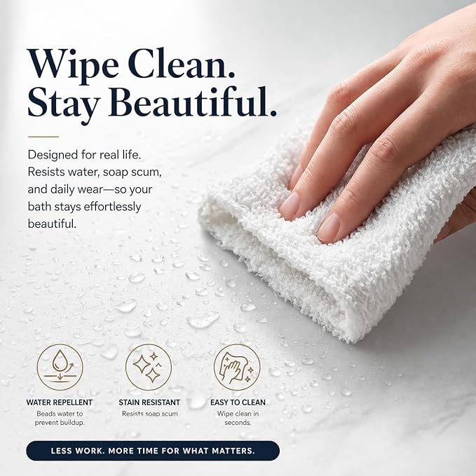 EHZNZIE Crystal Clear Shower Curtain Liner 48x72, PEVA Waterproof Bath Curtain, No Chemical Smell, 3 Weighted Magnets, Durable with Rustproof Metal Grommets