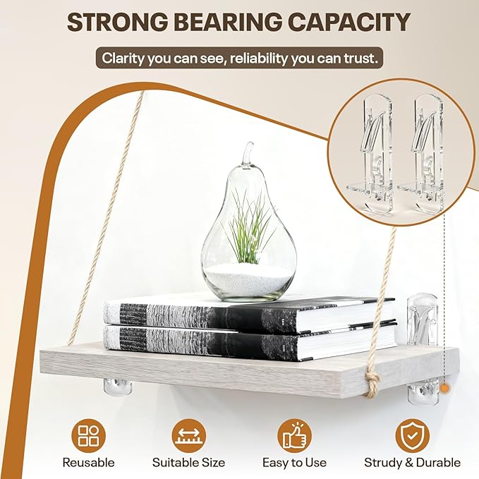20 PCS Locking Shelf Pegs 5mm*3/4" Plastic Clear Shelf Pins & Pegs for Kitchen Cabinets, Bookcases, Wardrobe Transparent Plastic Shelf Support Pins, Compatible with Standard 5mm Holes