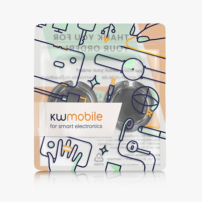 kwmobile Purse Hook for Table - Set of 2 Purse Holder - Folding Handbag Hanger - Portable Bag Holder - Bag Hooks for Desk - Table Hook Black Matte