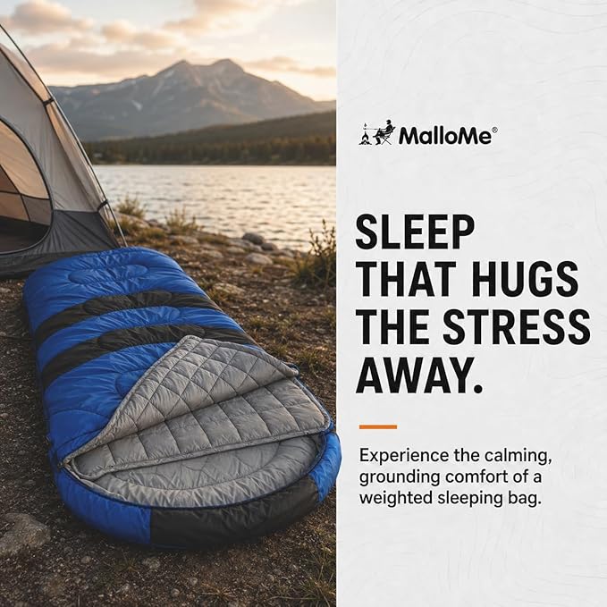 MalloMe Sleeping Bags for Adults Cold Weather & Warm - Backpacking Camping Sleeping Bag for Kids 10-12, Girls, Boys - Lightweight Compact Camping Essentials Gear Accessories Hiking Sleep Must Haves
