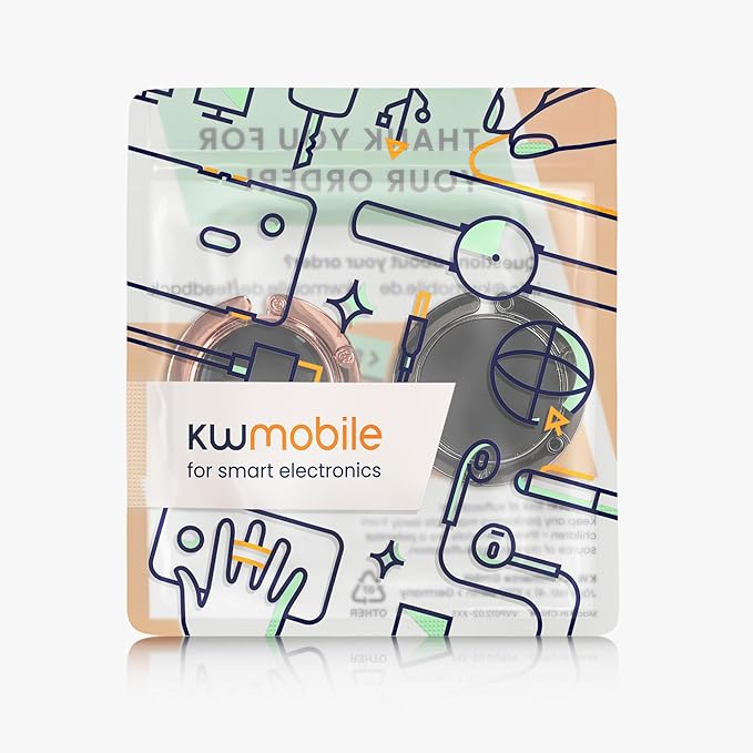 kwmobile Purse Hook for Table - Set of 2 Purse Holder - Folding Handbag Hanger - Portable Bag Holder - Bag Hooks for Desk - Table Hook Black/Copper