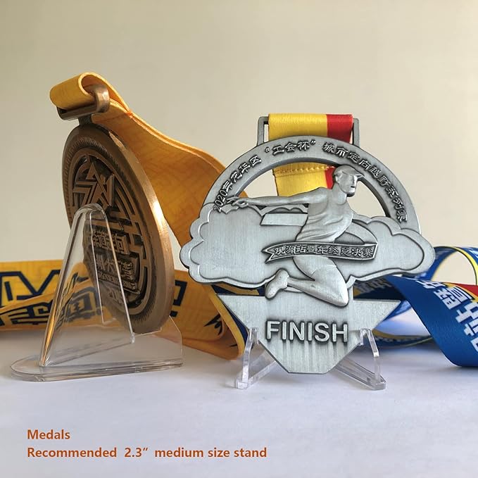 LRANFOW Thickened Acrylic Card Stands Mini Easel Holder, Sports Card Stands, Trading Graded Card Stand for Displaying Pocket Graded Card Challenge Medals Casino Chips, 22 Pack 2.7 Inch Tall Clear