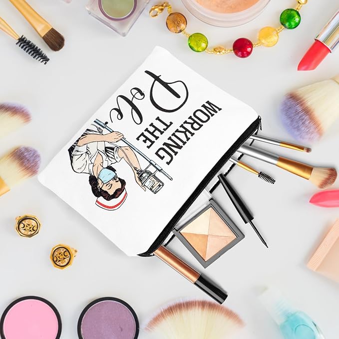 Nurse Makeup Bag - Nurse Gifts, Nurse Zipper Bag Cosmetic Bag, Nursing Bags for Nurses, Nurse Accessories for Work, Nurse Gifts Bulk, Nurse Graduation Gift, Funny Appreciation Gift (Nurse A1)