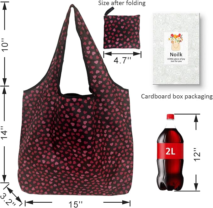Reusable Grocery Bags,4 Pack 50LBS Foldable Washable Fashion Shopping Bags, Portable Tote Bags Gifts for Women (Butterfly 4 Pack)