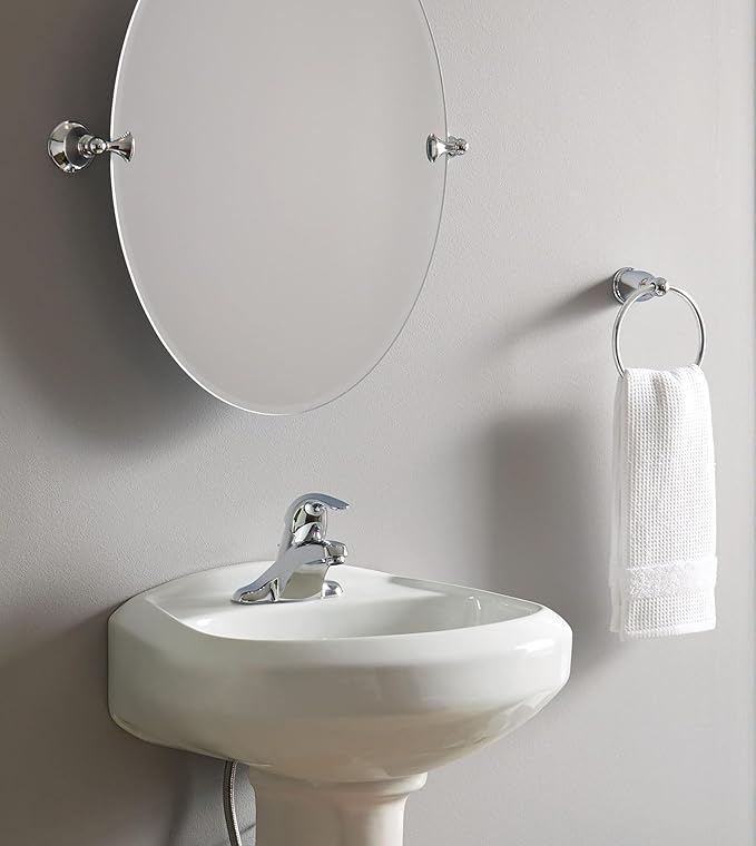 Moen YB8086CH Mason Hand-Towel Ring, Chrome (Pack of 2)