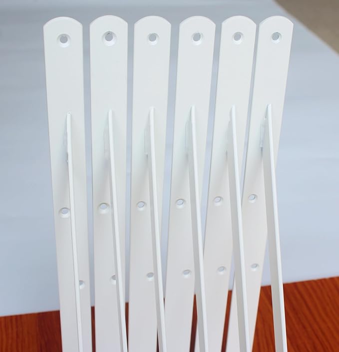 20 Pack L14 x H 10" White Heavy Duty Shelf Brackets with Screws Metal Shelf Brackets Shelf Support Angle Brackets for Shelves L Brackets Heavy Duty Floating Shelf