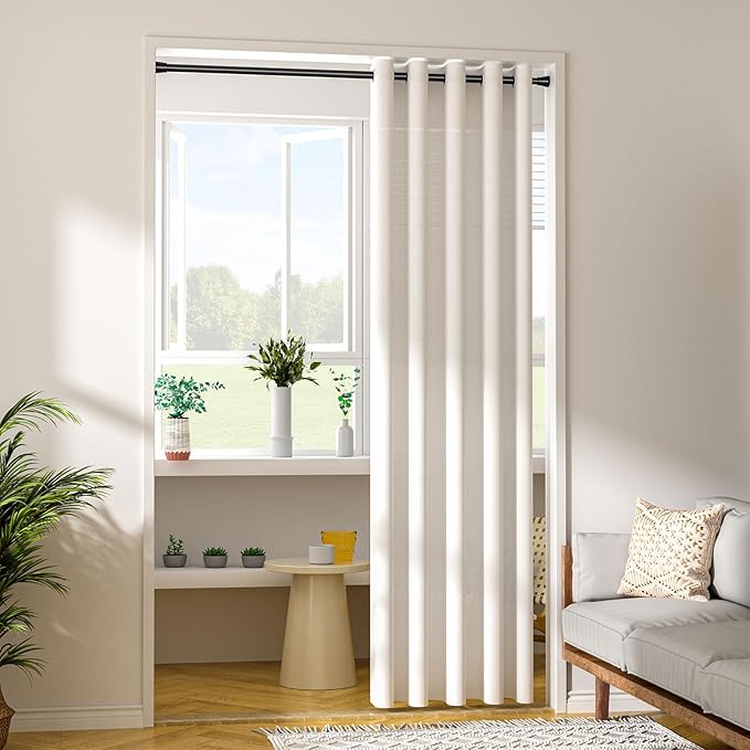 2 Pack Black Tension Curtain Rod 30 to 64 Inch,Adjustable Curtain Rod,Shower Tension Curtain Rod No Drilling,7/8" Spring Curtain Rods for Windows Closet Doorway Door
