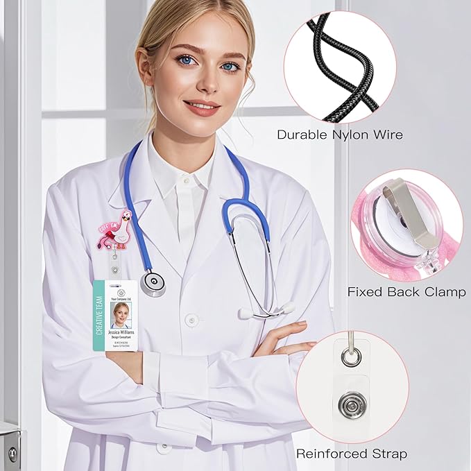 UAREHIBY Nurse Graduation Gifts for Nursing Student,Thank You Nurse Appreciation Gift Set for Women,Nurses Week Gift with Tote Bag Badge Reel