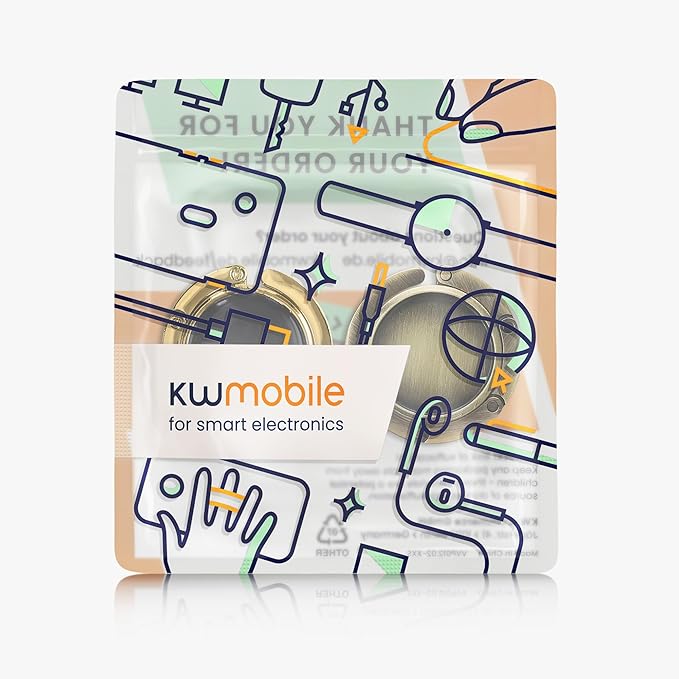 kwmobile Purse Hook for Table - Set of 2 Purse Holder - Folding Handbag Hanger - Portable Bag Holder - Bag Hooks for Desk - Table Hook Bronze/Gold