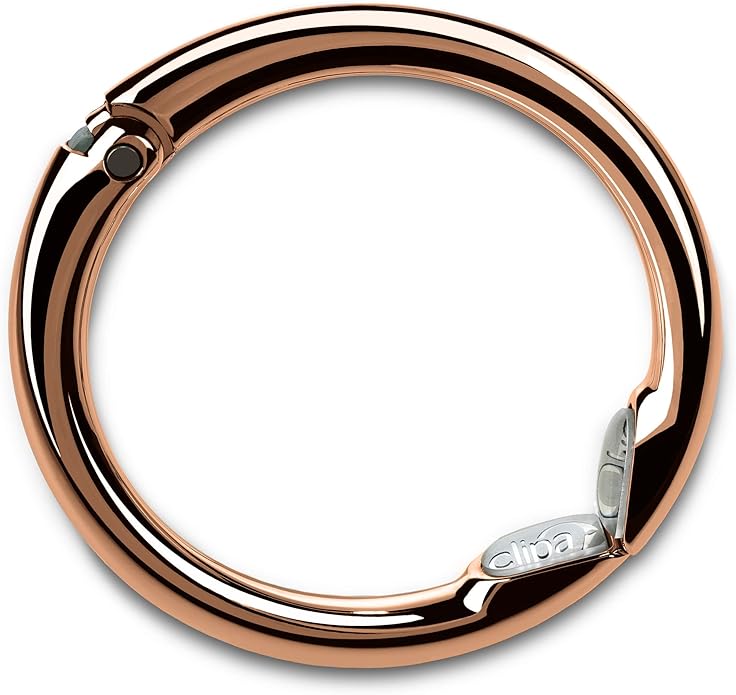 Clipa Bag Hanger - The Ring that Opens Into a Hook, Closes Automatically | Hangs Almost Anywhere in Just 1/2" of Space | Holds 33 lbs Yet Weighs Only 1.6 oz | 8 Styles | 3 yr Warranty