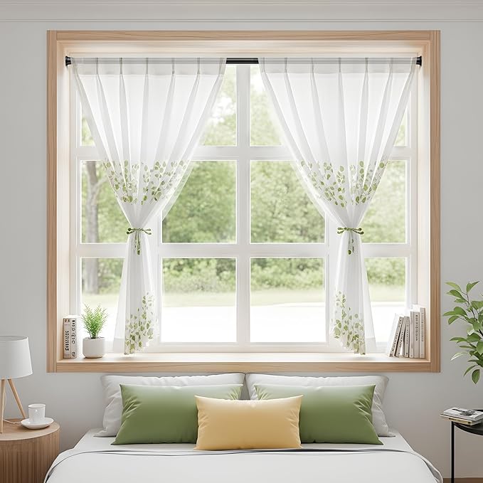 2 Pack Black Spring Tension Curtain Rods 30 to 63 Inch Adjustable Expandable Spring Loaded Curtain Rods No Drilling Suitable for Small Short Tension Rods 33-59 Inch Doors, Windows, Closet