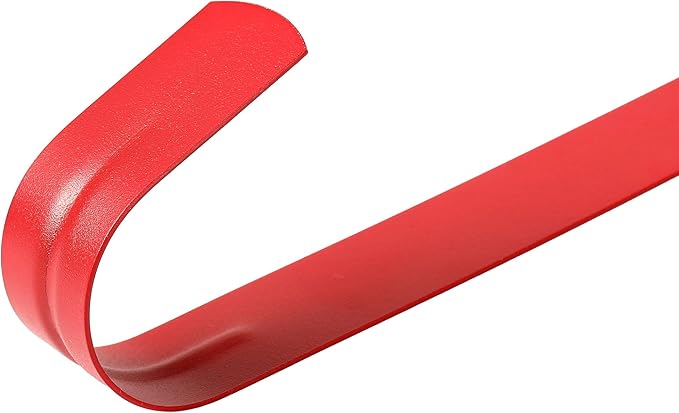 Wreath Hanger for Front Door, Slim Over The Door Hook, Easy to Use and Reusable Holiday Wreath Holder for Christmas, Thanksgiving, Halloween and Daily Décor (12 Red, 1)