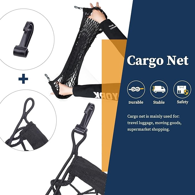 Envelope Style Trunk Cargo Net Compatible with KIA Sorento New 2026 2025 2024 2023 2022 2021 LX S EX SX PHEV Envelope Style Car Rear Nylon Mesh Tailgate Netting