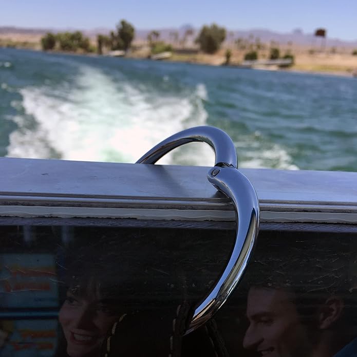 Clipa Bag Hanger - The Ring that Opens Into a Hook, Closes Automatically | Hangs Almost Anywhere in Just 1/2" of Space | Holds 33 lbs Yet Weighs Only 1.6 oz | 8 Styles | 3 yr Warranty