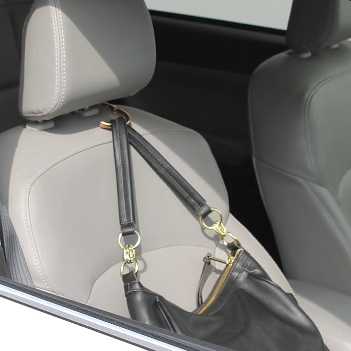 Clipa Bag Hanger - The Ring that Opens Into a Hook, Closes Automatically | Hangs Almost Anywhere in Just 1/2" of Space | Holds 33 lbs Yet Weighs Only 1.6 oz | 8 Styles | 3 yr Warranty