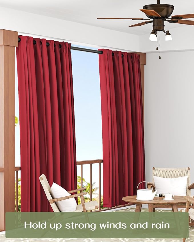 ALLZONE Tension Curtain Rod for Window, 2 Pack 83-123 Inches, Heavy Duty Curtain Rods No Drilling, Non-Slip Bathroom Shower Tension Rod, Renter Friendly, Adjustable, Spring Loaded, Extra Long, Black