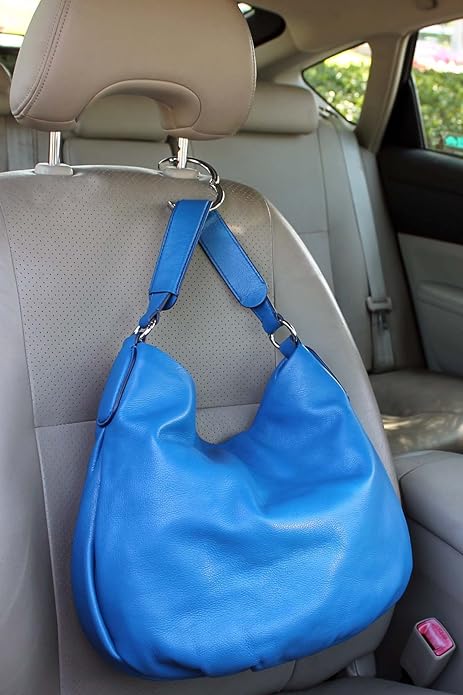 Clipa Bag Hanger - The Ring that Opens Into a Hook, Closes Automatically | Hangs Almost Anywhere in Just 1/2" of Space | Holds 33 lbs Yet Weighs Only 1.6 oz | 8 Styles | 3 yr Warranty