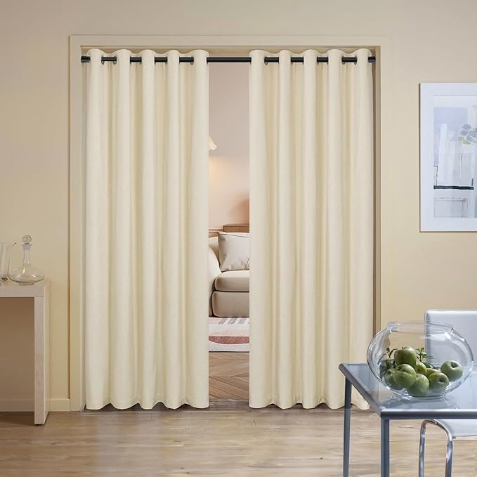 1Pack Black Tension Curtain Rod for Windows 29 to 64 inch, Never Rust adjustable curtain rod tension curtain rods no drilling，7/8 Inch spring loaded curtain rods for Doorway Closet Door