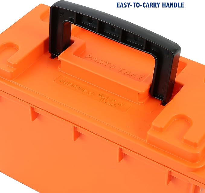 Sheffield 12680 Marine Storage Box, Dry Box Made in USA, Waterproof Container for Boat and Dock Gear, Small Parts Organizer with Latch, Stackable
