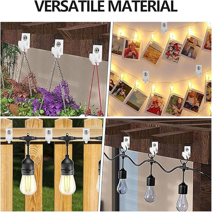 30 Pack Wire Shelf Wall Clips with Screws and Anchors – Plastic Mounting Brackets for Closet Wire Shelving, Wall Support Clips for Storage Rack Installation