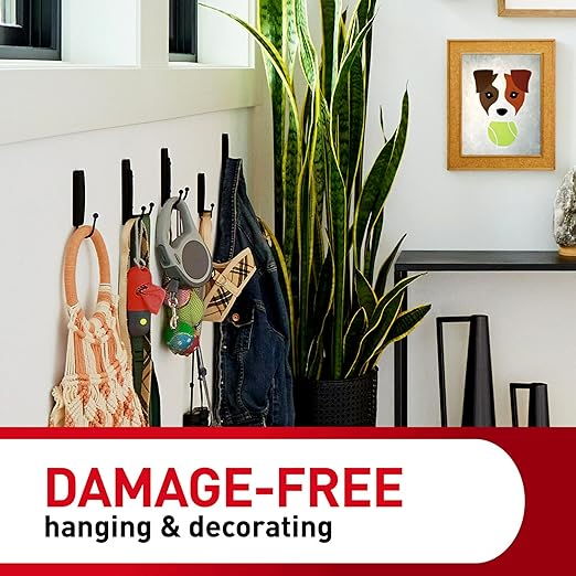 Command Indoor Medium Replacement Strips, 36 Strips, Damage-Free Wall Hanging, Re-Hang Medium Hooks for Home and Wall Decor, Holds up to 3 lb, White Adhesive