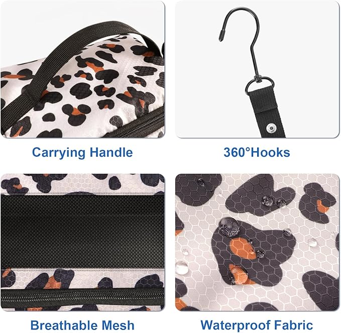 Olosar Suitcase Organizer, Travel Luggage Organizer Portable Hanging Travel Shelves Collapsible Hanging Packing Cubes for Carry on Suitcase