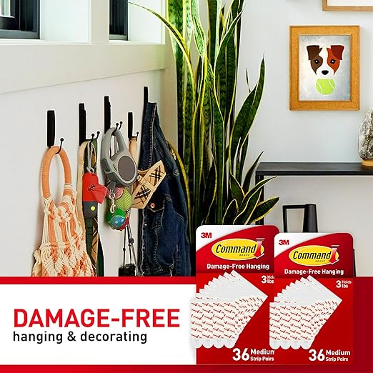 Command Medium Refill Adhesive Tape Strips (72 Strips)