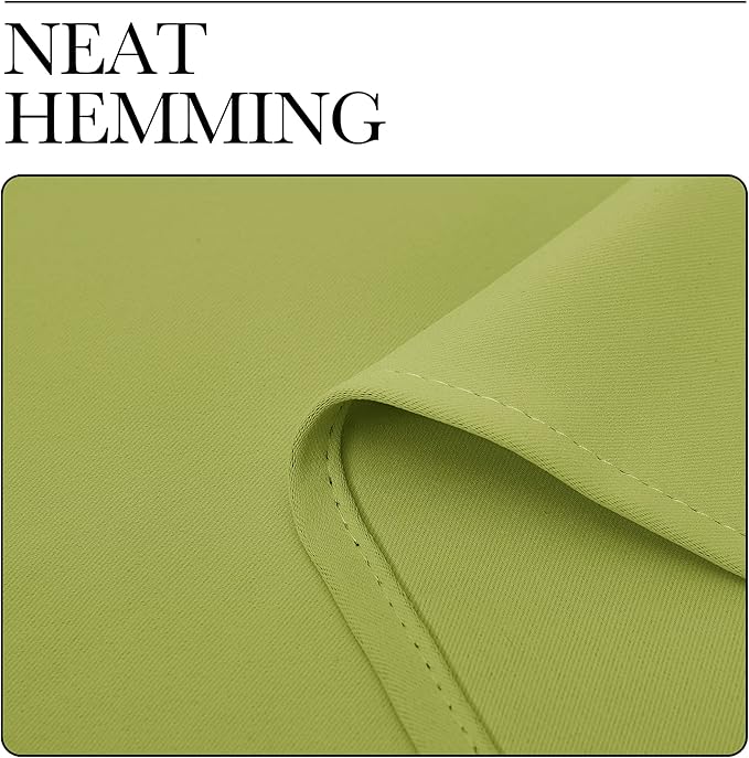 NICETOWN Blackout Curtain 68 inch Long, 55 inches Width, 1 Panel, Fresh Green, Thermal Insulated Window Treatment with Grommet Room Darkening Thermal Insulated Panel for Bedroom/Living Room
