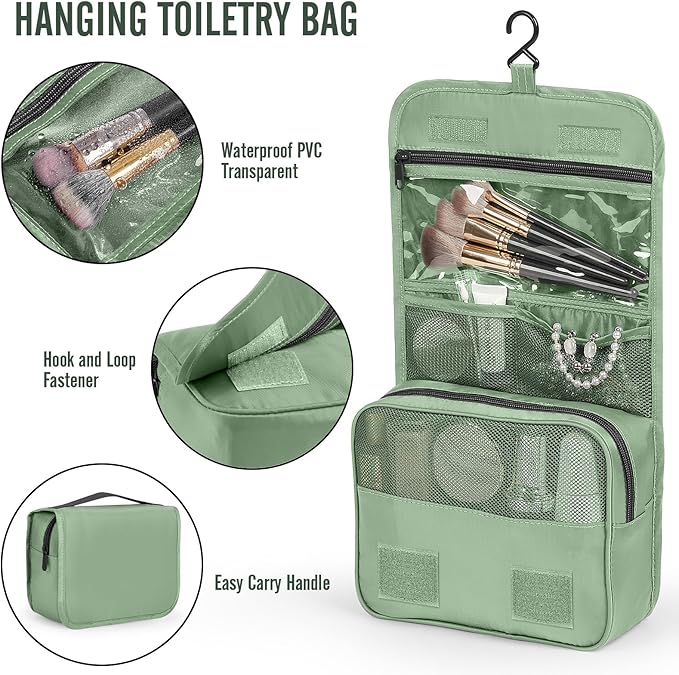Veken 8 Set Packing Cubes for Travel Essentials, Suitcase Organizer Bags in 4 Sizes, Carry-On Luggage Accessories with Large Laundry & Shoes Bag, Must-Have for Airplane, Road Trip & Camping