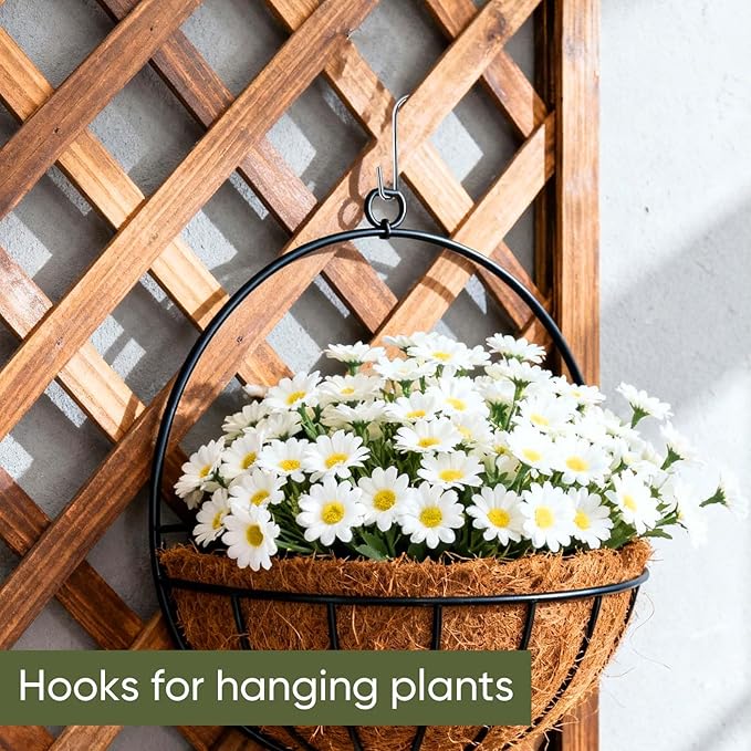 ESFUN 18 Pack Heavy Duty S Hooks for Hanging, Variety Sizes 6 PCS Large 4"/ 6 PCS Medium 3"/ 6 PCS Small 2.4" Pot Rack Hooks, Metal S Shaped Hanger Hooks for Hanging Jeans Pans Cups Plant Basket