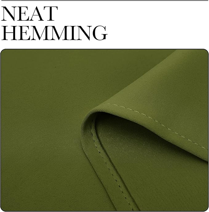 NICETOWN Blackout Curtain Blind for Bedroom, Single Panel, W42 x L45 inches, Olive Green, Thermal Insulated Grommet Blackout Room Darkening Drape/Drapery