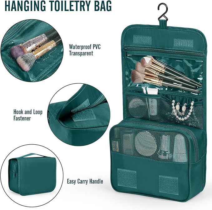 Veken 8 Set Packing Cubes for Travel Essentials, Suitcase Organizer Bags in 4 Sizes, Carry-On Luggage Accessories with Large Laundry & Shoes Bag, Must-Have for Airplane, Road Trip & Camping