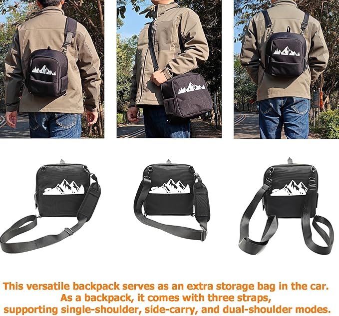 Trunk Upgrade, Trunk Organizer Pocket Bag, Trunk Cubby Storage bag,Cargo side pocket For Toyota Rav4 2025 2024 2023 2022 2021 2020 2019 Black, 1 pc Multifunction Backpack