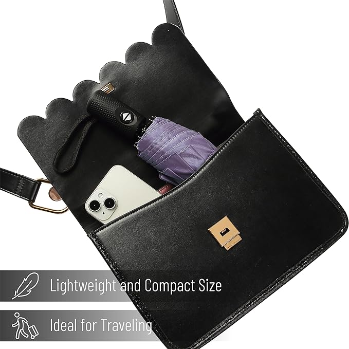 Mr. Pen- Windproof Travel Umbrella, Small Water-Resistant Automatic Folding Umbrella for Rain and Sun, Light, Compact and Portable for Women & Men, Fits Car & Backpack