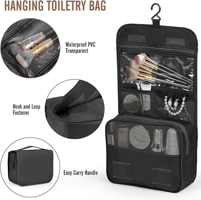 Veken 10 Set Packing Cubes for Travel Essential, Suitcase Organizer Bags in 4 Sizes, Carry-On Luggage Accessories with Large Laundry & Shoes Bag, Must-Have for Airplane, Road Trip & Camping