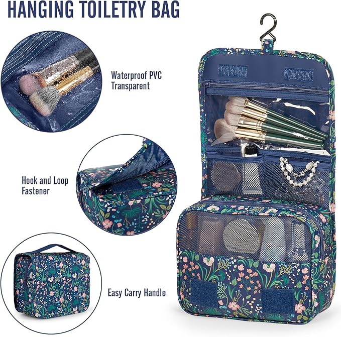 Veken 10 Set Packing Cubes for Travel Essential, Suitcase Organizer Bags in 4 Sizes, Carry-On Luggage Accessories with Large Laundry & Shoes Bag, Must-Have for Airplane, Road Trip & Camping