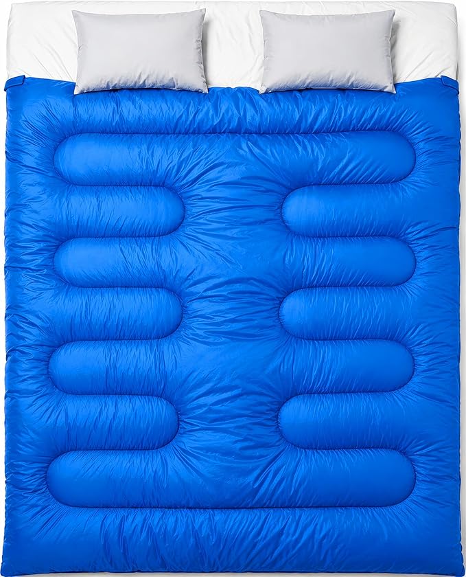 MalloMe Sleeping Bags for Adults Cold Weather & Warm - Backpacking Camping Sleeping Bag for Kids 10-12, Girls, Boys - Lightweight Compact Camping Essentials Gear Accessories Hiking Sleep Must Haves