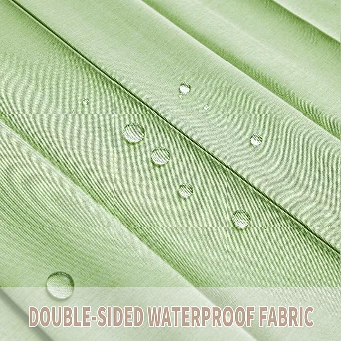 Vatge Closet Curtain for Open Closet - Green Door Curtains for Doorways Accordion Style Door Curtains for Doorway and Folding Closet Door Cover,1 Panel with Tieback, W39 x L78, Green