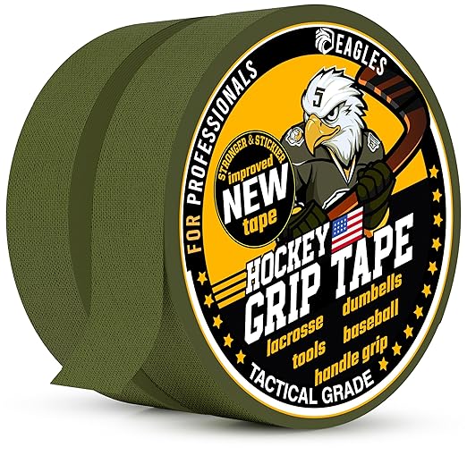Tactical Grip Camo Tape 1" Gun Grip Tape for Rifle, Firearm, Knife Handle, Magazine, Tool, Bow, Camping Gear, Hockey, Lacrosse Baseball & Softball Bats, Pullup Bars Non-Reflective Weather-Resistant