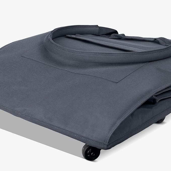 CleverMade Hauler Rolling Tote Bag, 90L Collapsible Portable Shopping Cart with Wheels for Groceries, Laundry, Organization